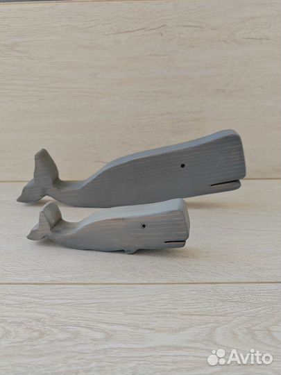 Фигурка кашалота деревянная (набор)