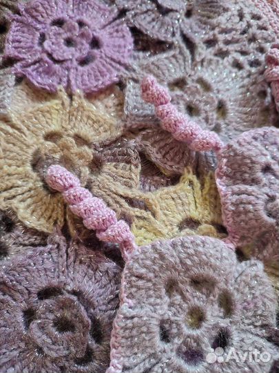 Платок шаль ручной работы