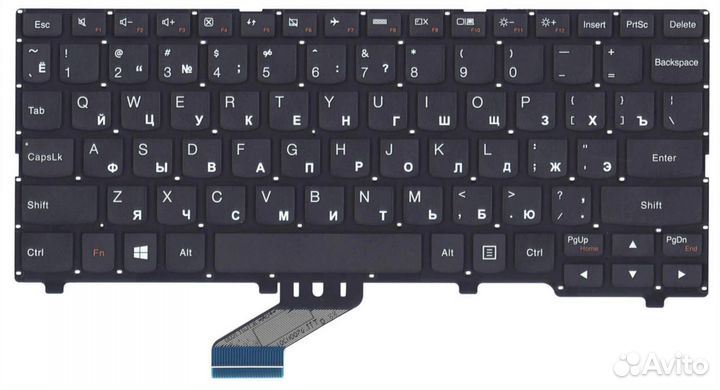 Клавиатура Lenovo IdeaPad 110S-11 без рамки, OEM