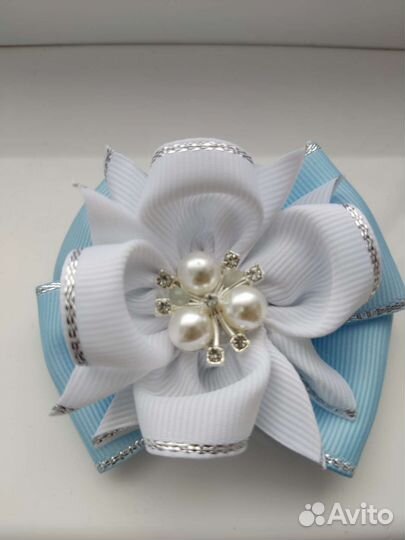 Бант на волосы, резинка, украшение