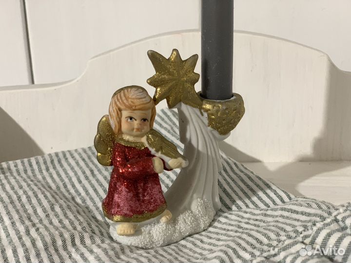 Винтажный подсвечник Италия декор для дома