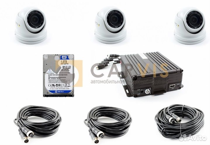 Комплект видеонаблюдения для школьного автобуса