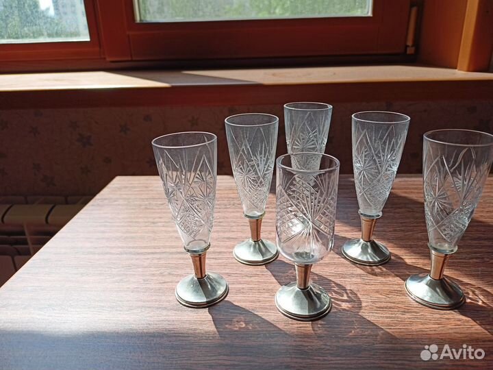 Бокалы, рюмки, стаканы, фужеры