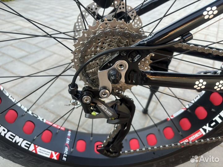 Велосипед фэтбайк 26 shimano altus 27 скоростей