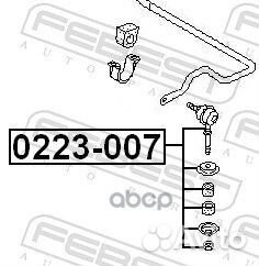 Тяга стабилизатора перед прав/лев 0223007