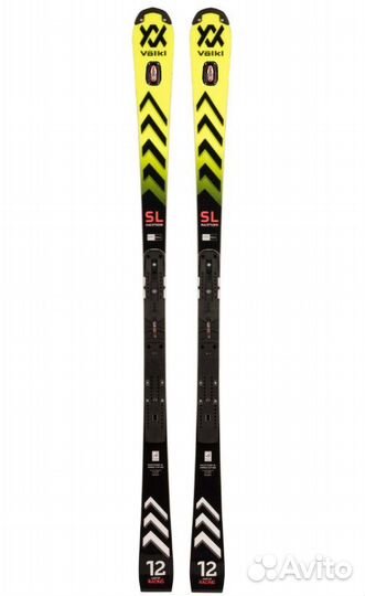 Горные лыжи Volkl SL 155 FIS + Xcomp 12