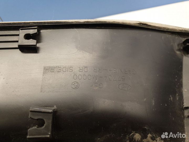 Молдинг двери правый задний Hyundai Creta 2016