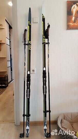 Беговые лыжи tisa с ботинками spine,два комплекта