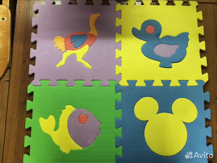 Пазлы мягкие на пол
