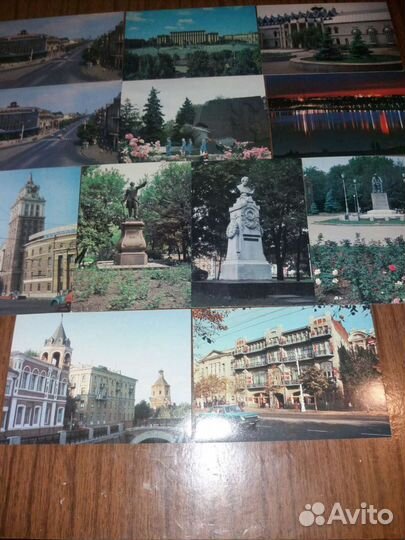 Открытки Воронеж 1985 год 12 шт