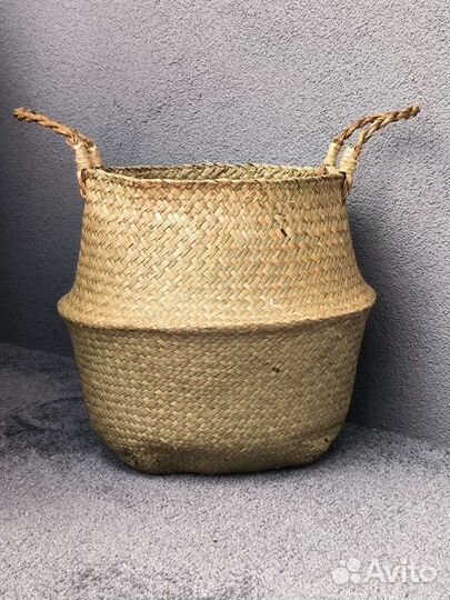 Плетение кашпо, корзина