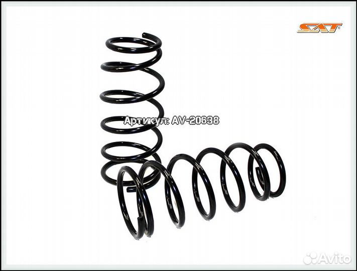 Комплект пружин 2шт передние honda stepwagon RF1 2