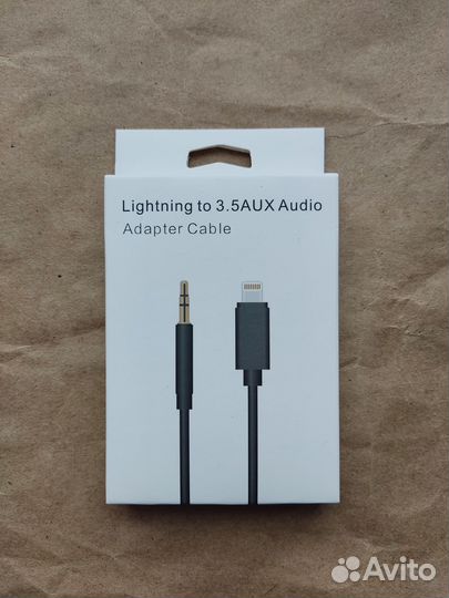 Переходник lightning - 3.5 jack aux