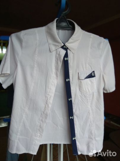 Рубашки на девочку 10-12 лет