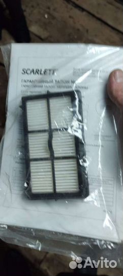 Новый фильтр пылесоса Скарлетт sc 288