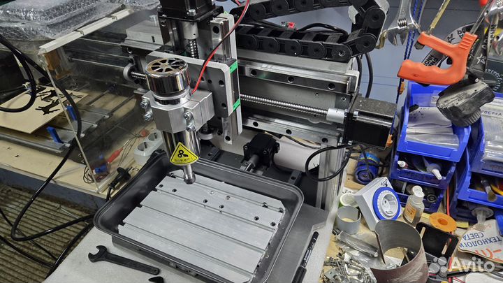 Фрезерный станок с чпу по металлу CNC 3020F 3 оси