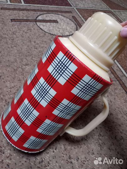 Термос стеклянный и алюминевый СССР