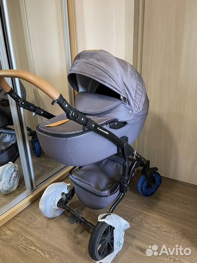 Коляска 3 в 1 эко-кожа Alis Camaro Алис Камаро