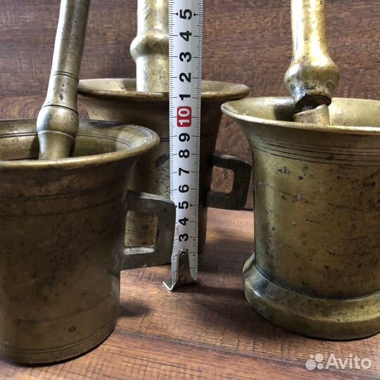 Ступка с пестиком бронза