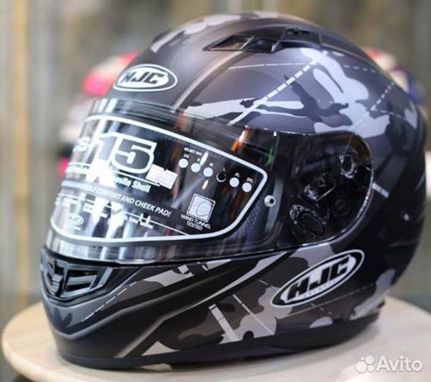 Интегральный шлем HJC CS15 songtan MC5SF XL и XXL