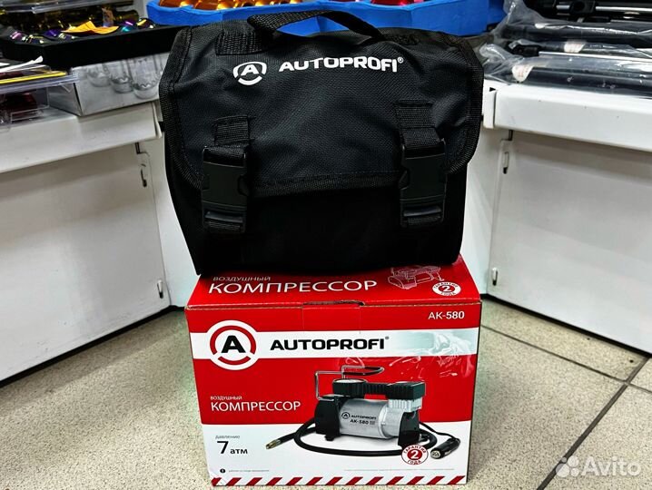 Компрессор автомобильный Autoprofi AK-580 150Вт