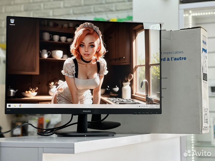 Новый монитор 27“ philips 273V7qdsb IPS 75 Гц