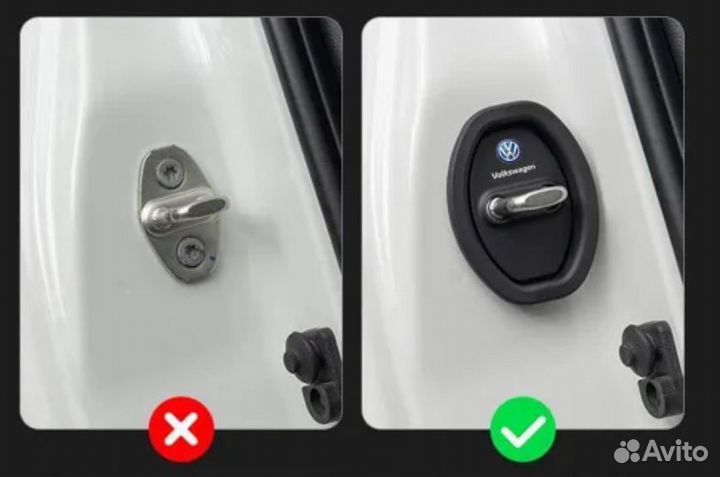 Накладки на дверные замки Volkswagen 4 шт