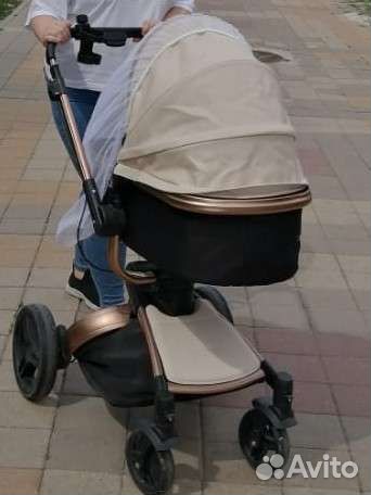 Коляска 2 в 1 эко кожа