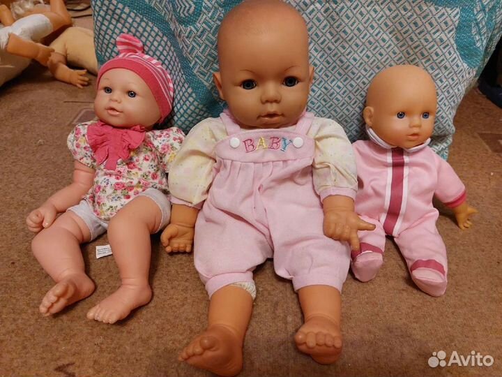 Пупсы 30-45см мягконабивные