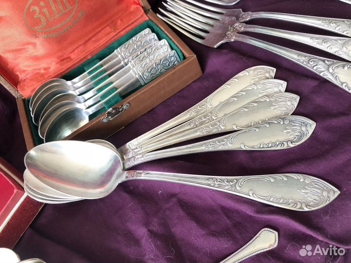 Столовые приборы мельхиор СССР