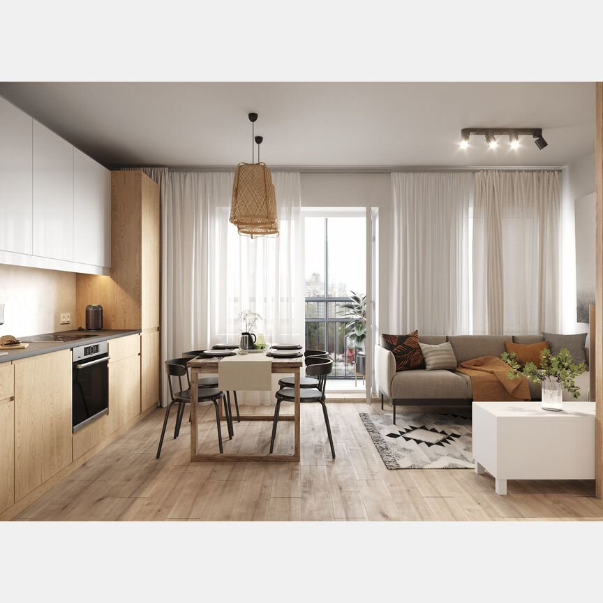 3-к. квартира, 64,3 м², 2/23 эт.