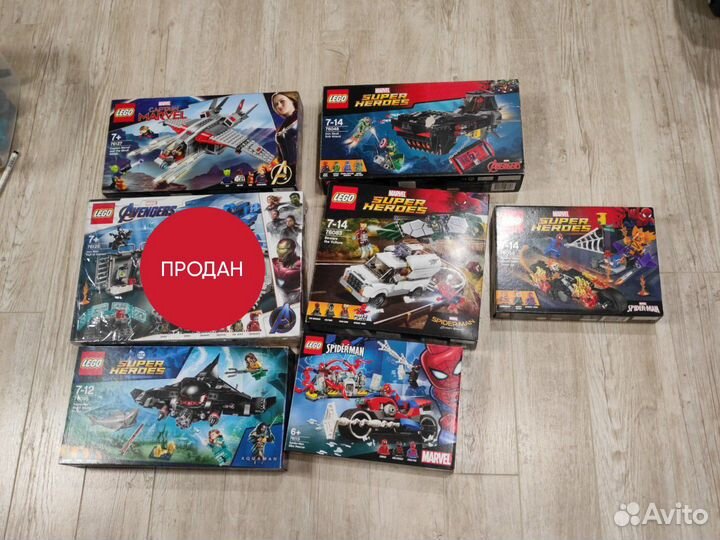 Lego Marvel, DC, Harry Potter и Star Wars наборы