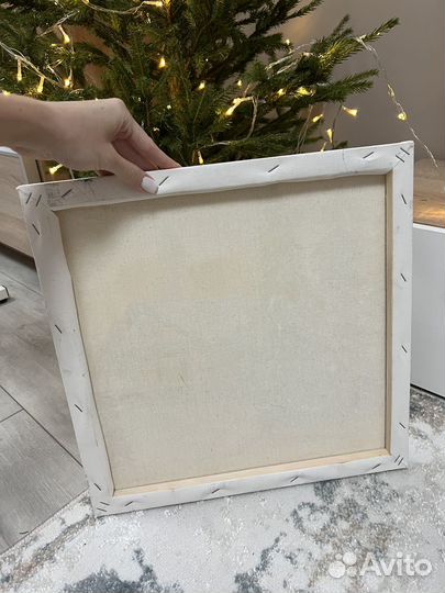 Картина на холсте зимний пейзаж