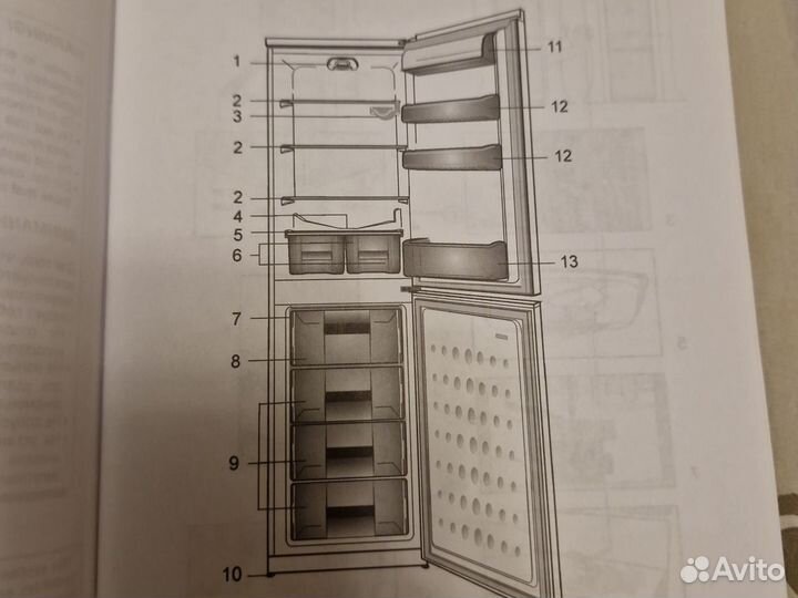 Полки и ящики для холодильника beko CSK 35000