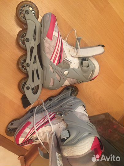 Ролики 39 размер женские, практически новые