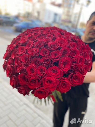 Цветы букеты с доставкой, premium роза Эквадор