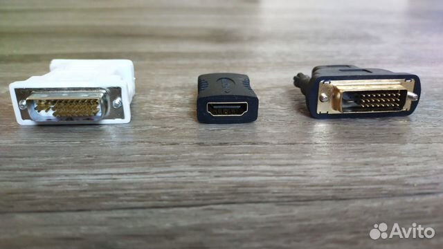 Переходники новые DVI-VGA / hdmi-DVI / hdmi-hdmi