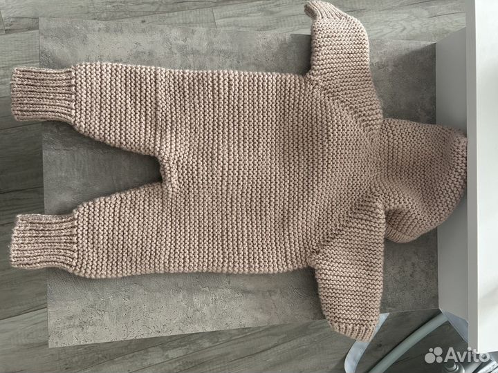 Комбинезон детский вязаный на девочку