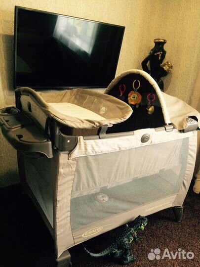 Манеж кровать грако 4жд