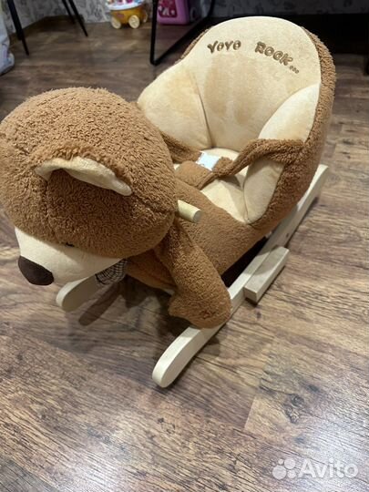 Детская игрушка качалка мишка