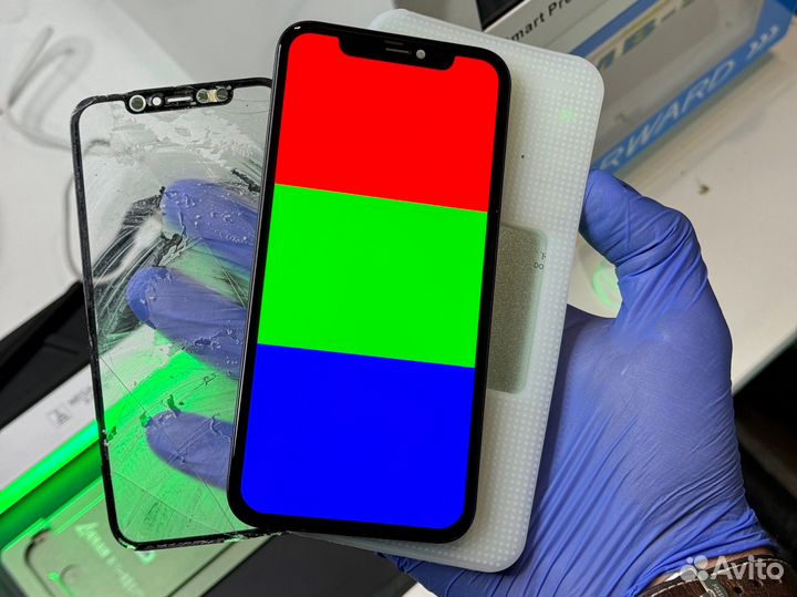 Переклейка дисплея Apple Samsung Xiaomi