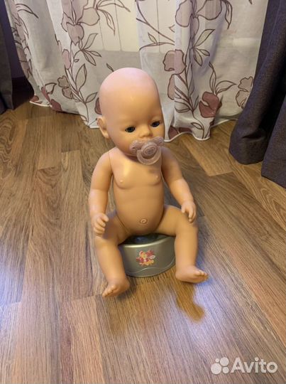 Ванночка, горшок для кукол. Baby born