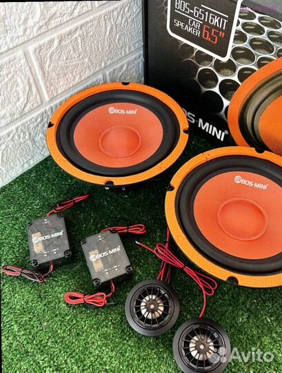 Динамики 16 в авто с пищалками (Арт.48064)