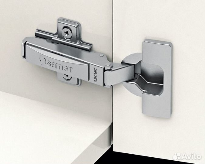 Петля star track изгиб 9 мм, для полунакладных дв