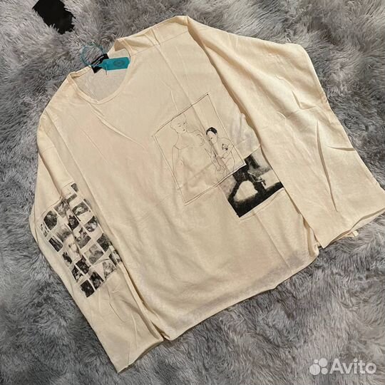 Лонгслив Enfants Riches Deprimes белый оверсайз