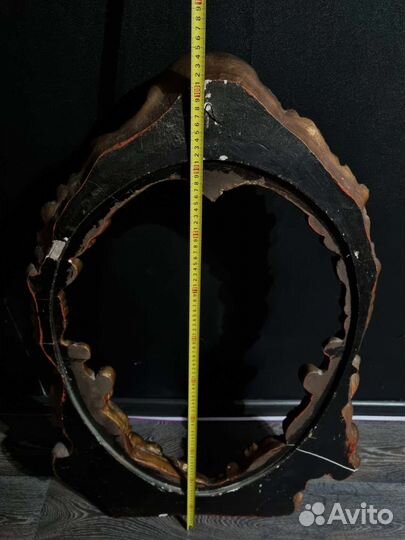 Рама из гипса для зеркала с ангелами