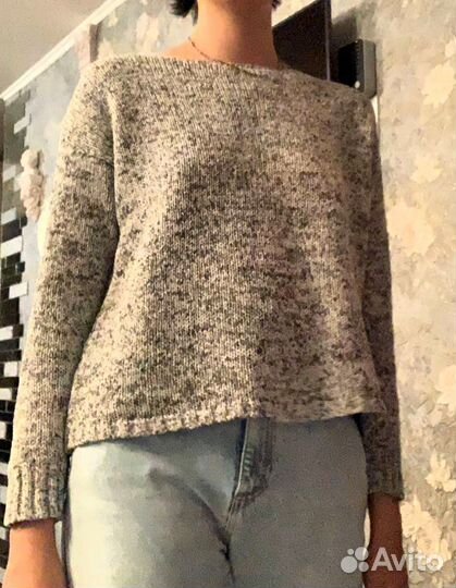 Свитер женский серый размер 44