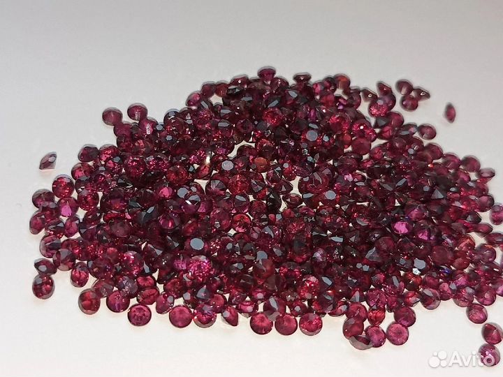 Гранаты Родолит огранка натуральная
