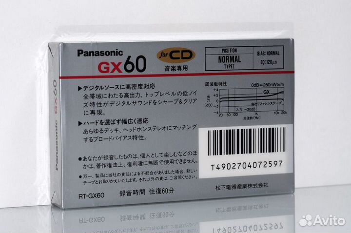 Аудиокассеты Panasonic GX 60 japan market (5221)