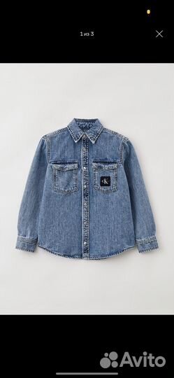 Рубашка джинсовая на мальчика